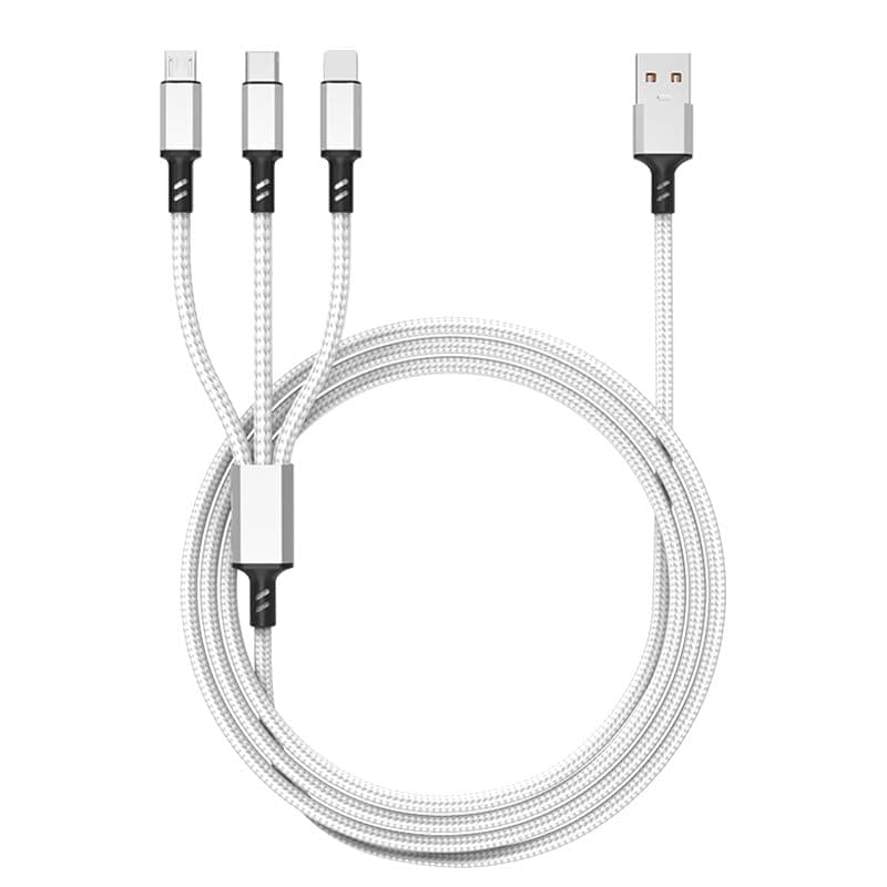 3-in-1 USB-C & Micro-USB Charging Cable