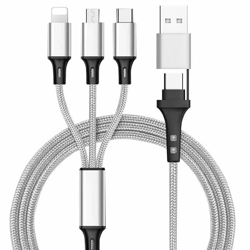 3-in-1 PD Fast-Charge Cable for Phones